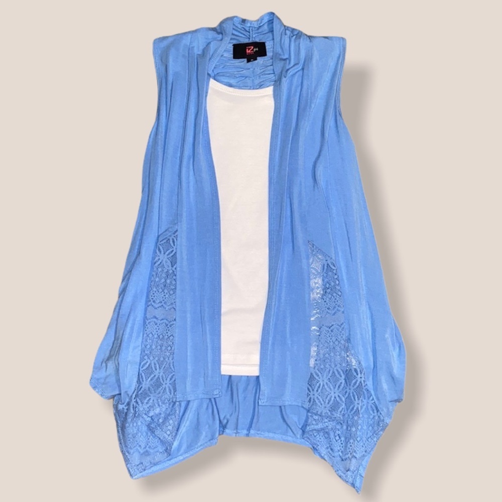 Sleeveless Tank Top and Cardigan
